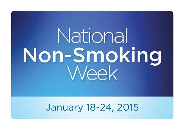 National Non-Smoking Week info graphic