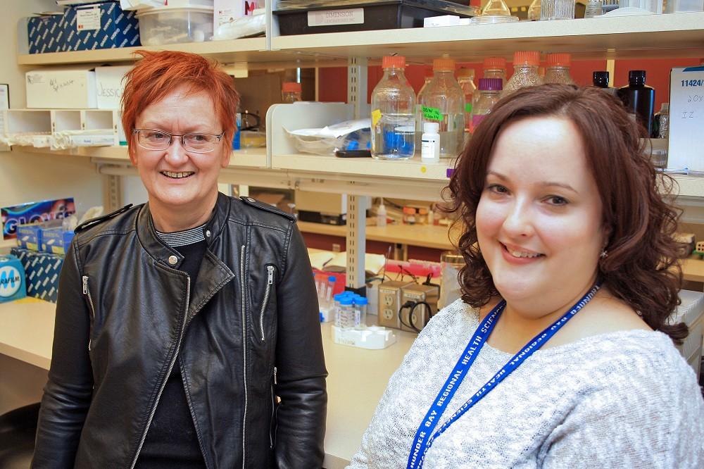 Dr. Ingeborg Zehbe and her PhD student Melissa Togtema are developing two new cervical cancer treatments.