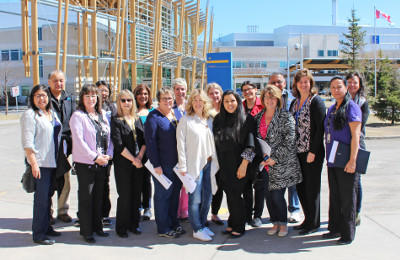 Discharge planning group photo