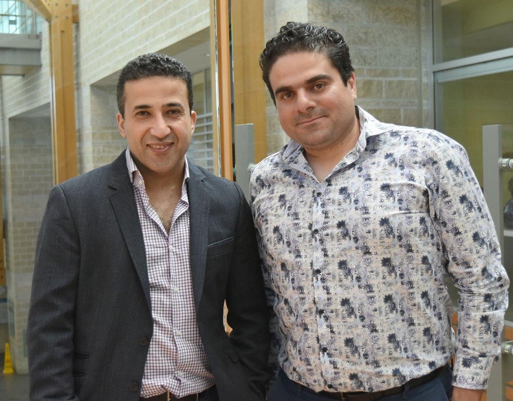 rs. Shahrour (right) and Elmansy (left)