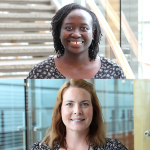 (Top to bottom): Joanita Nakimuli, Discharge Transition Lead/Educator, RN and Kim Agostino, Discharge Transition Lead/Post Discharge Liaison, RPN.