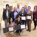 Pictured: Back Row (L to R): Deanna Hicklin, Sean Davies, Rachel Brisson Middle Row (L to R): Georgia Carr, Lea Poulin, Christina DeLeo, Amanda Thompson, Crystal Fisher Front Row (L to R) : Ashley Sippala, Alyssa Sabatini.