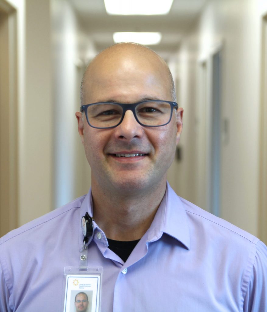 Rajesh Talpade, a Nurse Practitioner who works in the Internal Medicine Clinic at Thunder Bay Regional Health Sciences Centre.