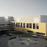 An architectural rendering of the future Cardiovascular Surgery Program facility at Thunder Bay Regional Health Sciences Centre.