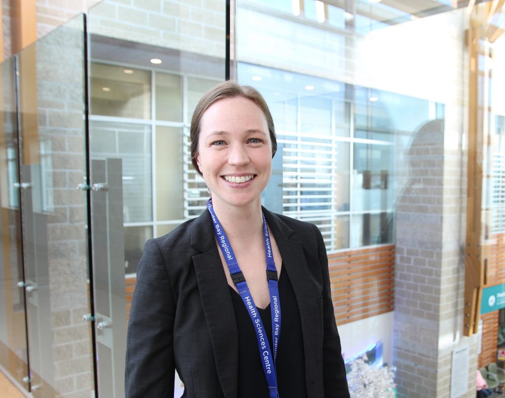Thunder Bay Regional Health Sciences Centre’s Bioethicist, Michelle Allain.
