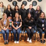 Members of the Miskwaa Biidaaban team (Red Dawn Indigenous Collaboration department) at Thunder Bay Regional Health Sciences Centre​.